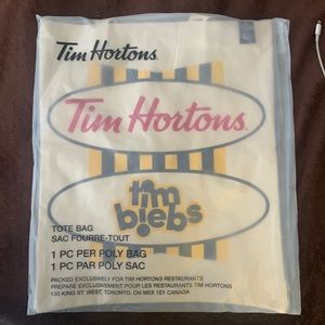 Tim Hortons x Justin Bieber Collab Merchandise bag
